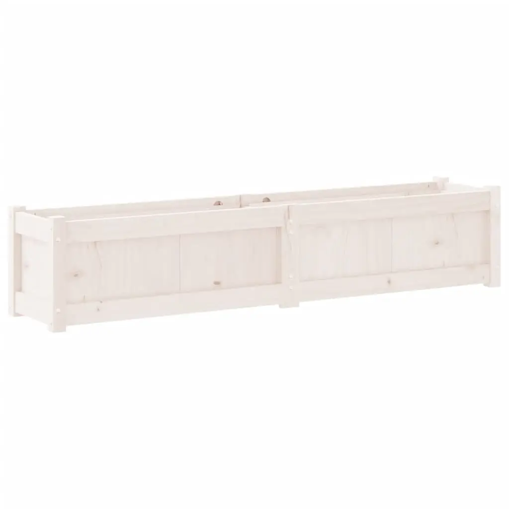 Solid Pine Wood Garden Planter Box for Outdoor Spaces