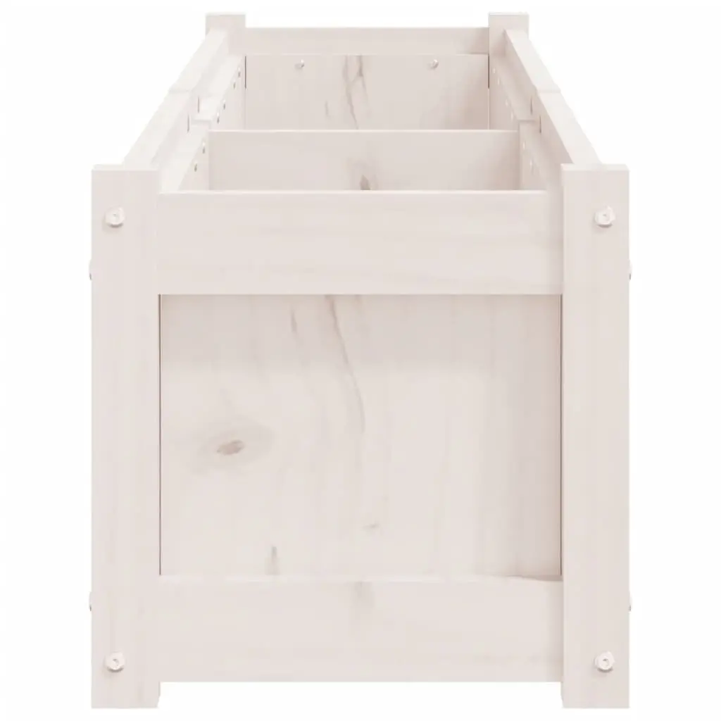 Solid Pine Wood Garden Planter Box for Outdoor Spaces