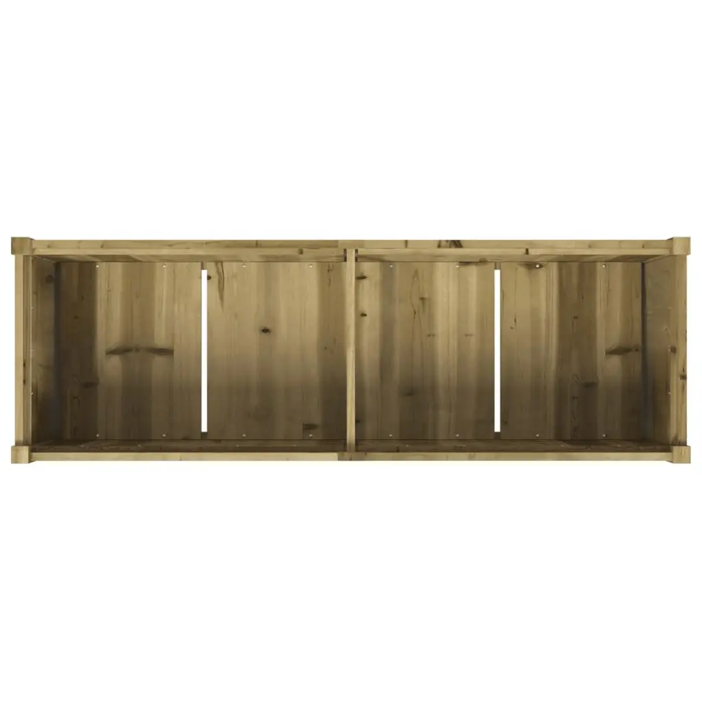 Wooden Planter Box Impregnated Pine 150x50x70 cm Brown