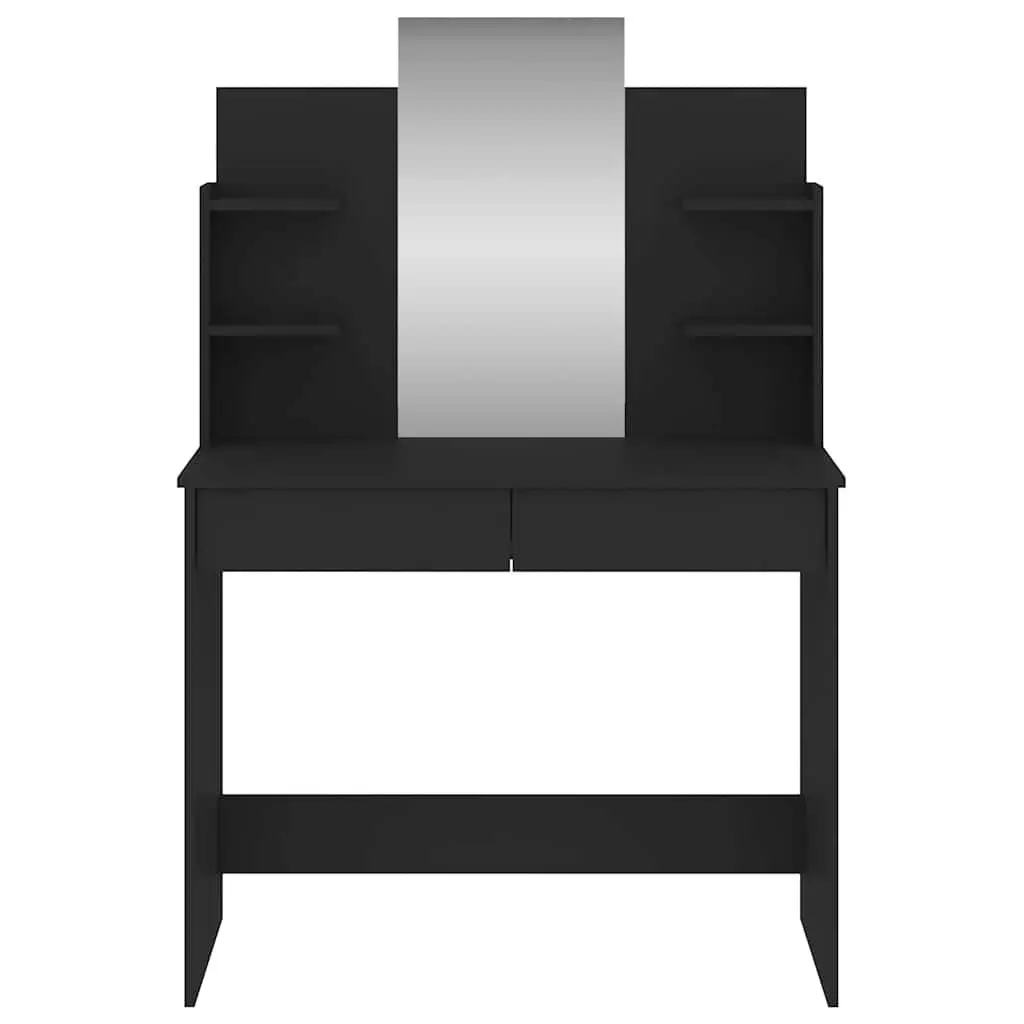 Black Dressing Table with Mirror for Bedrooms