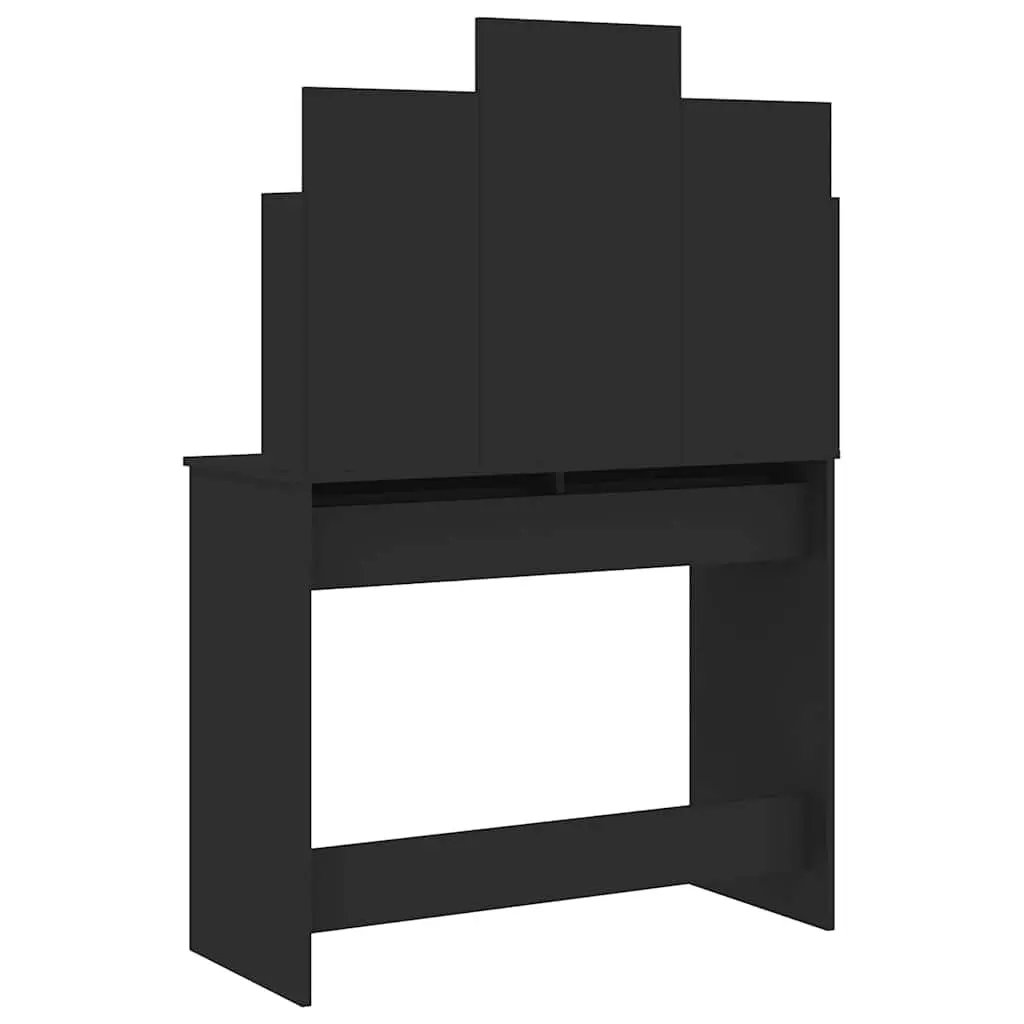 Black Dressing Table with Mirror for Bedrooms