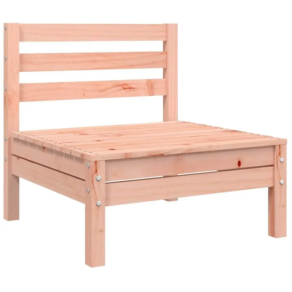 Wooden Armless Outdoor Sectional Sofa with Cushions