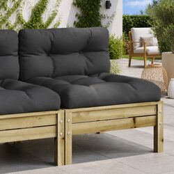 Durable Outdoor Sectional Sofa with Cushions for Gardens