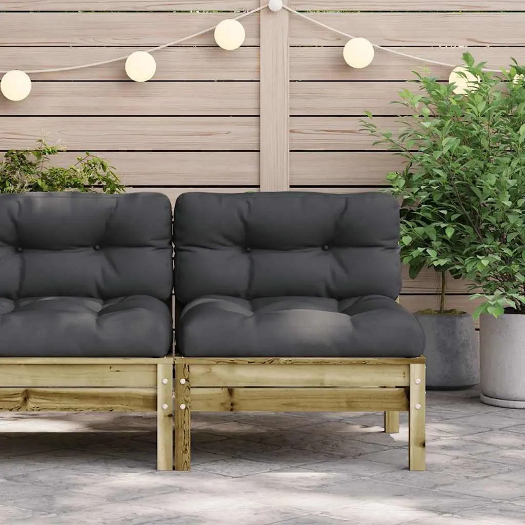 Outdoor Sectional Sofa with Cushions for Gardens