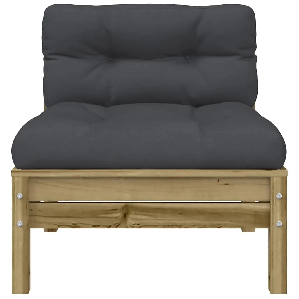 Outdoor Sectional Sofa with Cushions for Gardens