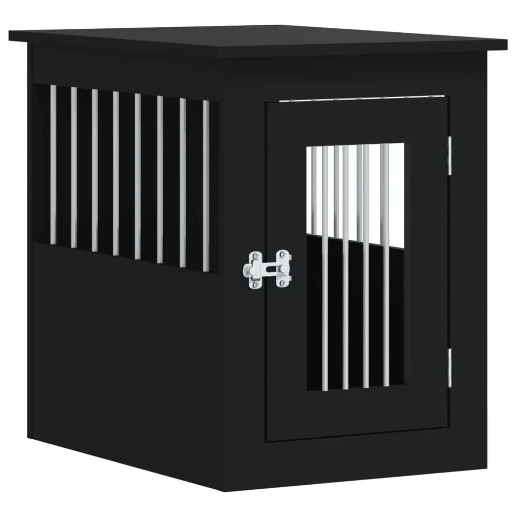 Black Dog Crate Furniture with End Table Functionality