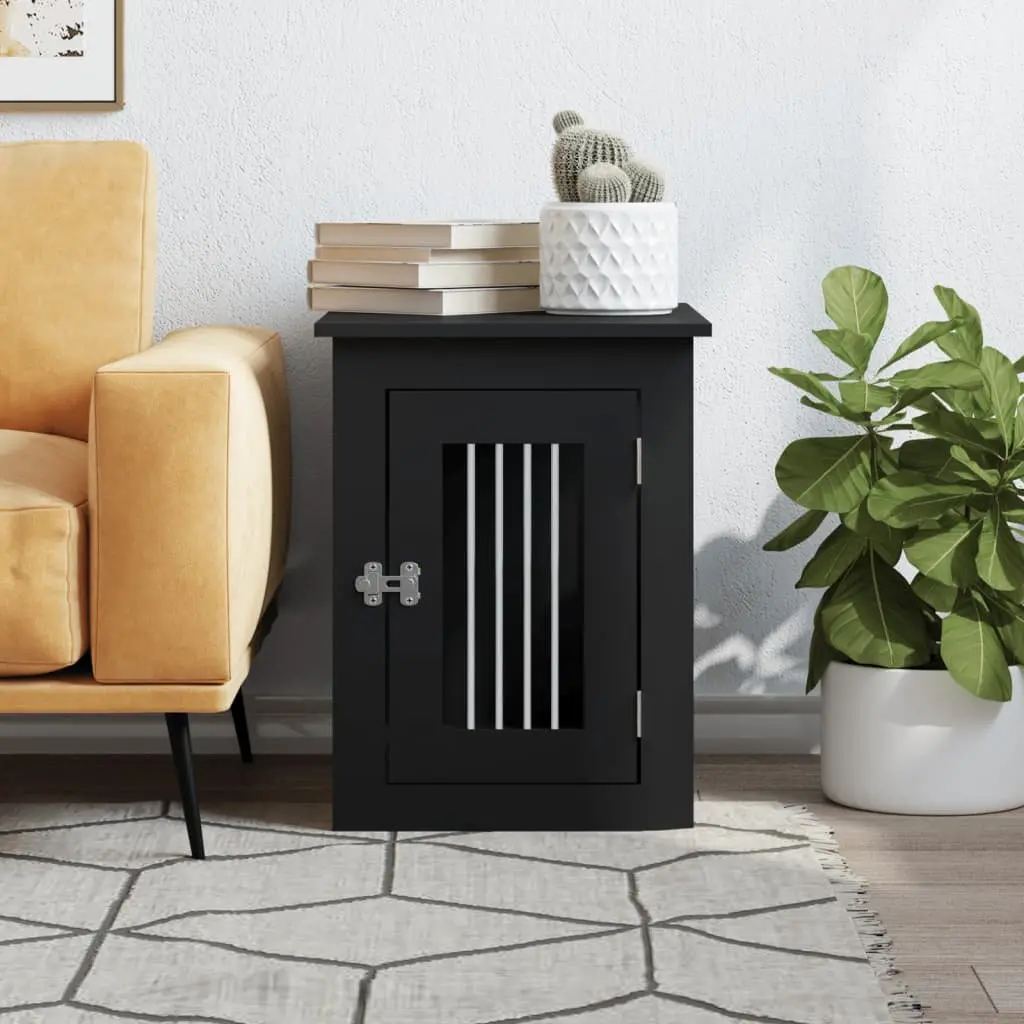 Black Dog Crate Furniture with End Table Functionality