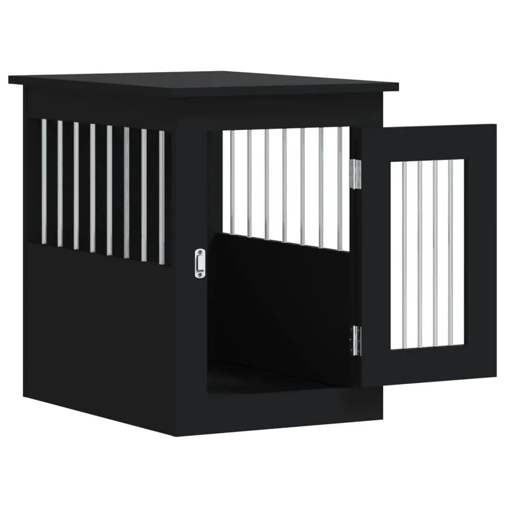 Black Dog Crate Furniture with End Table Functionality