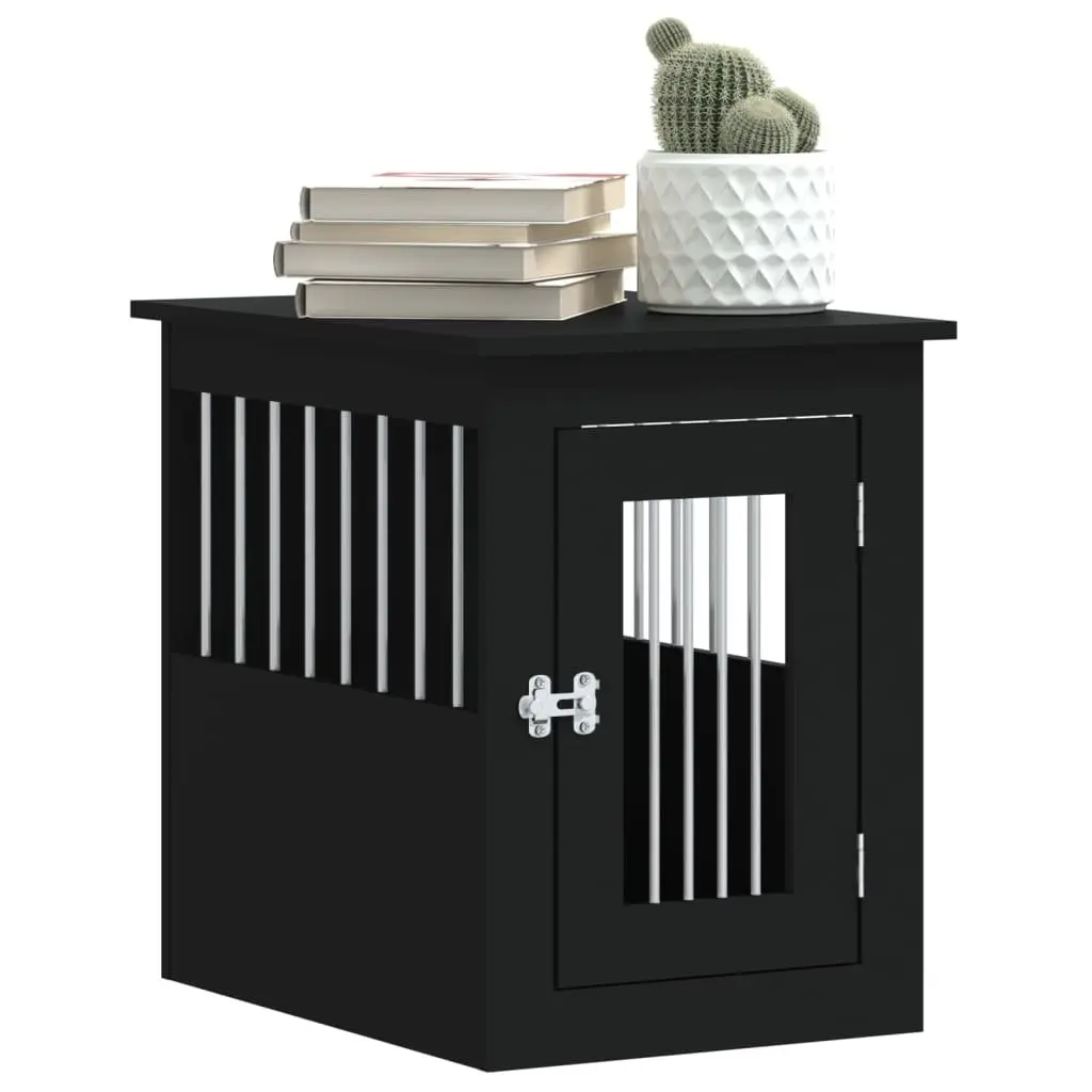 Black Dog Crate Furniture with End Table Functionality