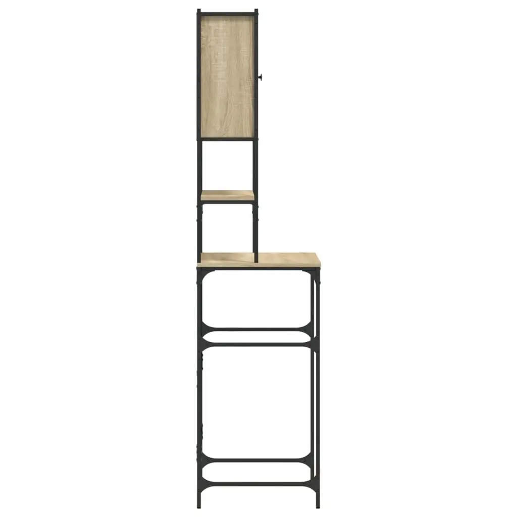 Sonoma Oak Engineered Wood Washing Machine Cabinet