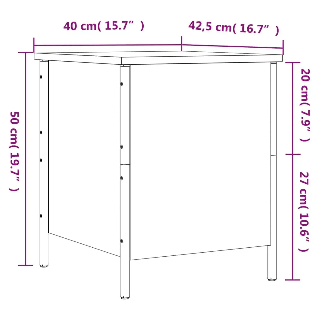 Black Storage Bench for Hallway and Bedroom Seating