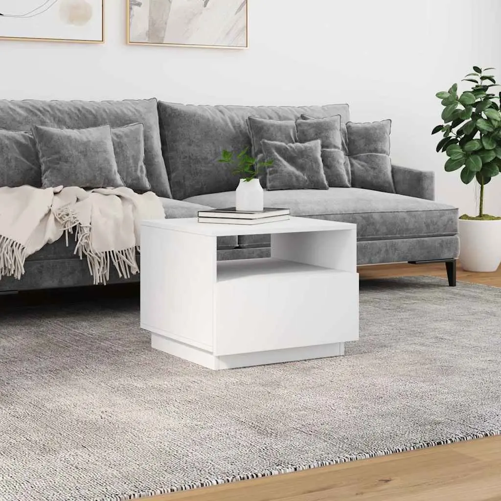 Coffee Table with Customizable RGB LED Lights
