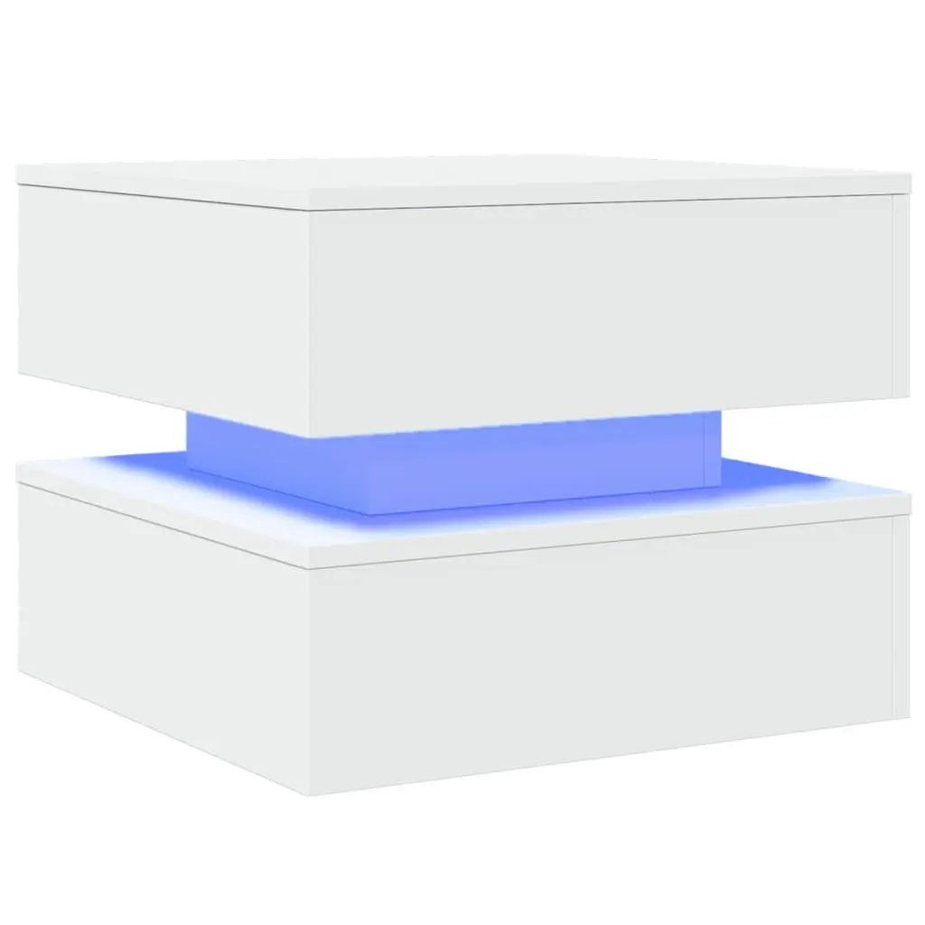 Coffee Table with RGB LED Lights