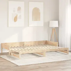 Durable 32 pcs Solid Pine Wood Bed Slats 90 x 6 x 1.3 cm