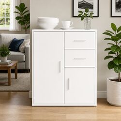 High-Quality White Sideboard 60x31x70 cm Storage Solution