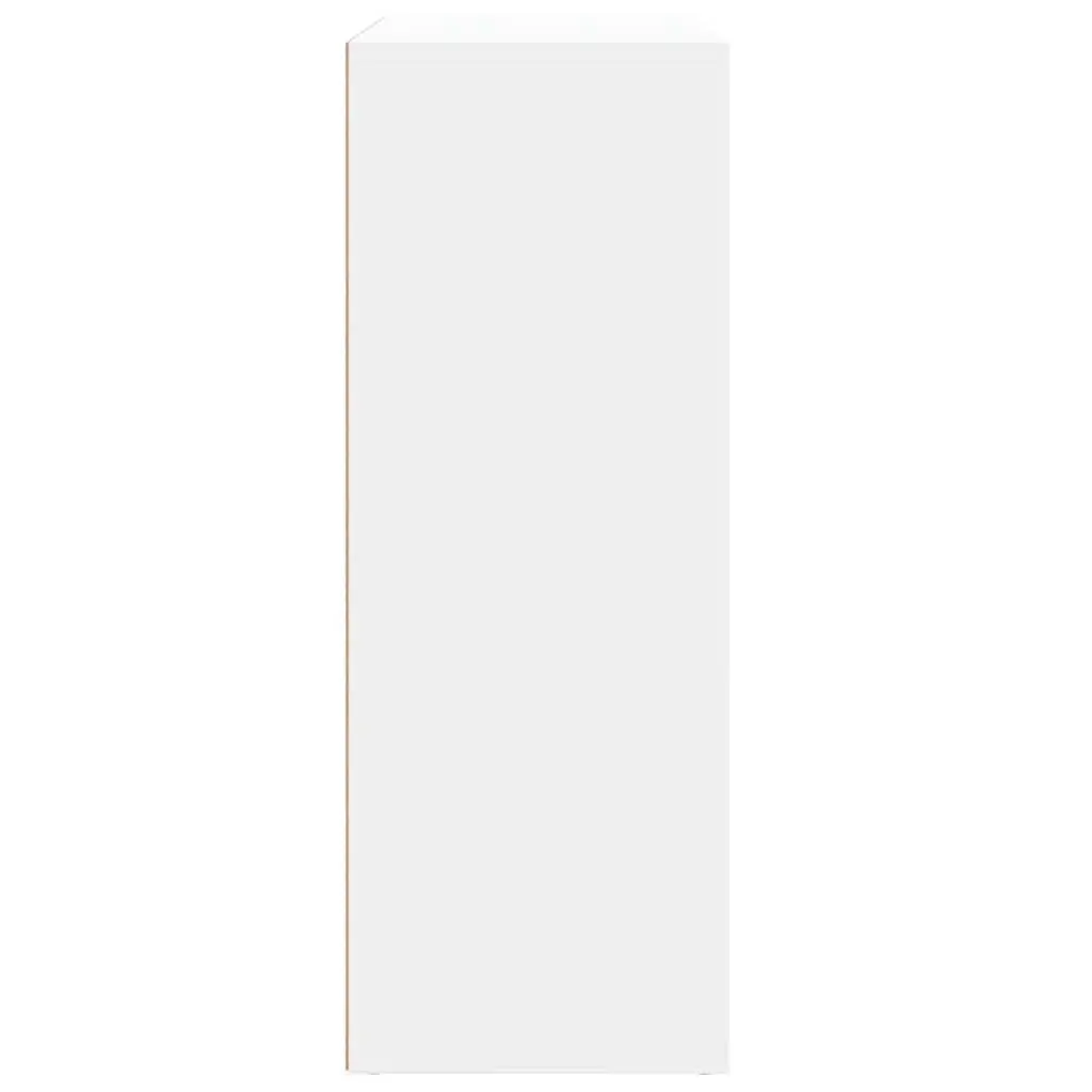White Sideboard Storage Cabinet 60x31x84 cm