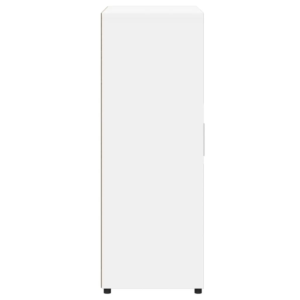 White Sideboard 60x31x84 cm with Ample Storage