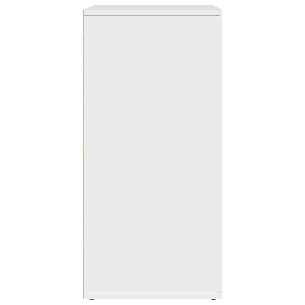 Engineered Wood White Sideboard with Ample Storage