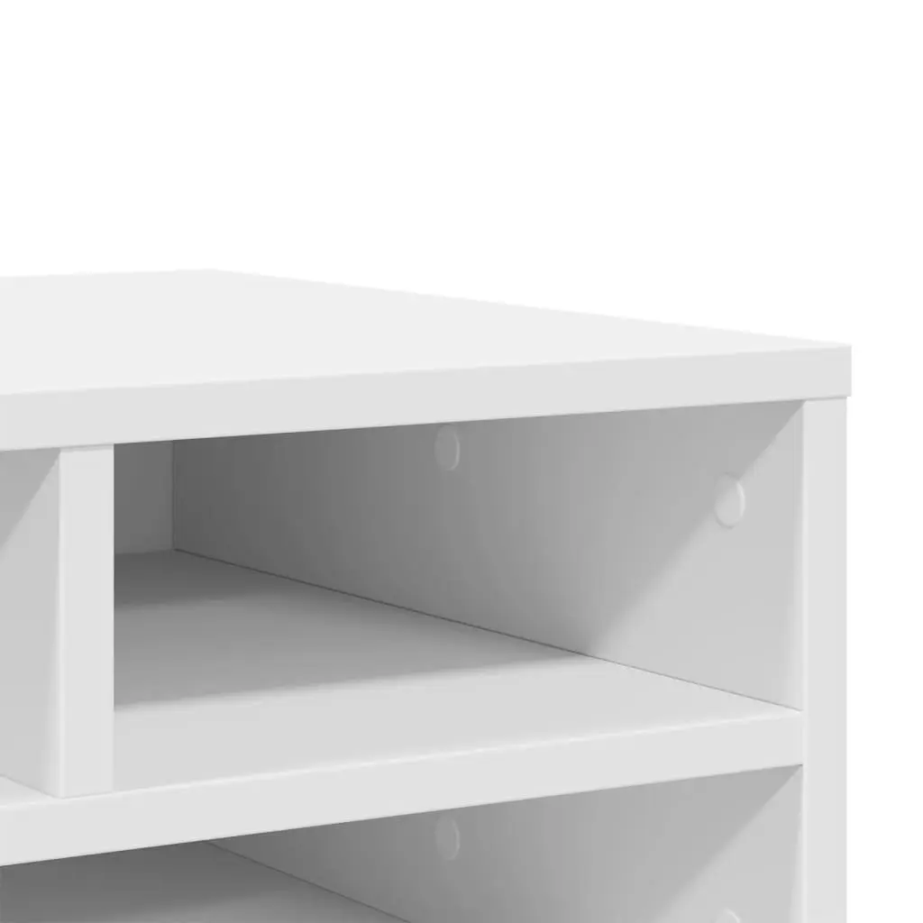 Printer Stand Engineered Wood 49 x 40 x 22.5 cm White
