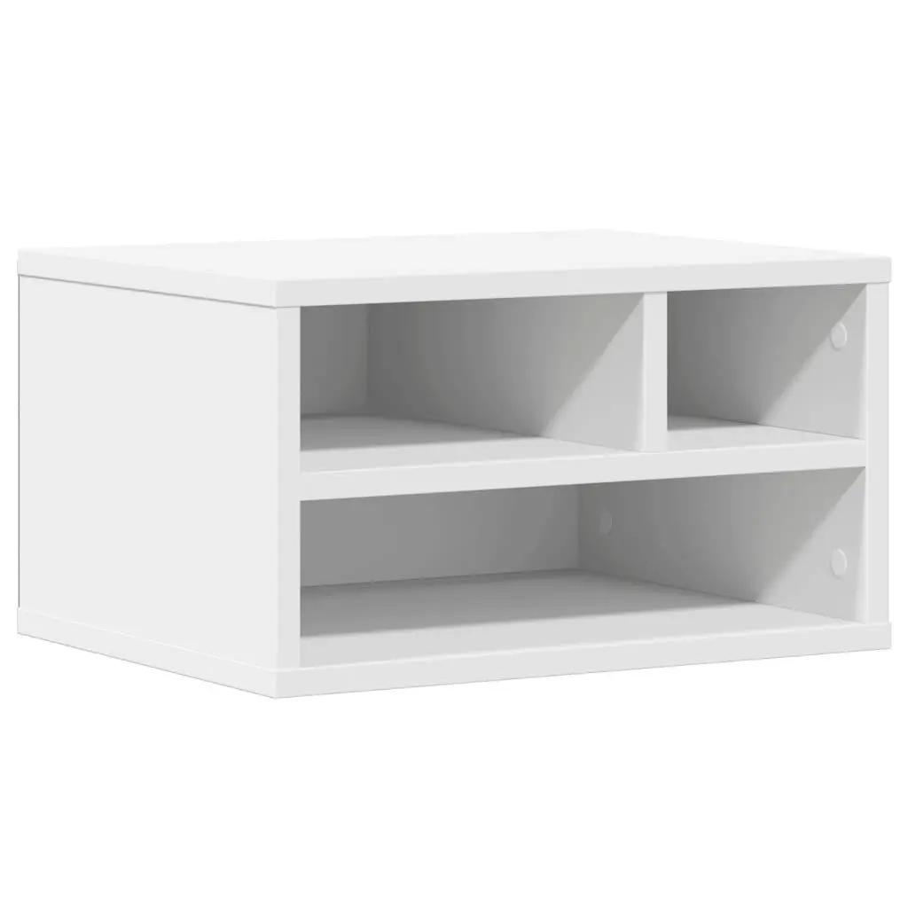 Printer Stand Engineered Wood 40 x 32 x 22.5 cm White
