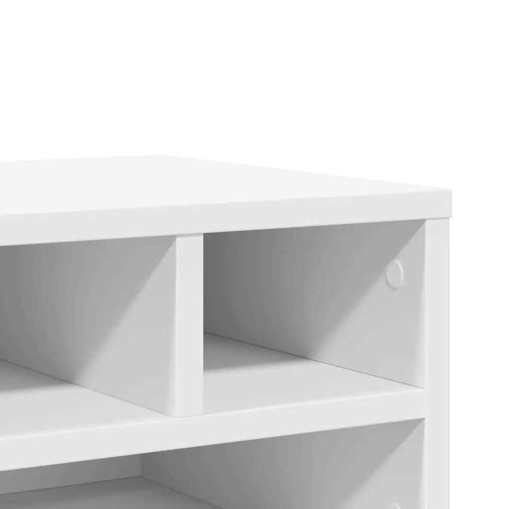 Printer Stand Engineered Wood 40 x 32 x 22.5 cm White