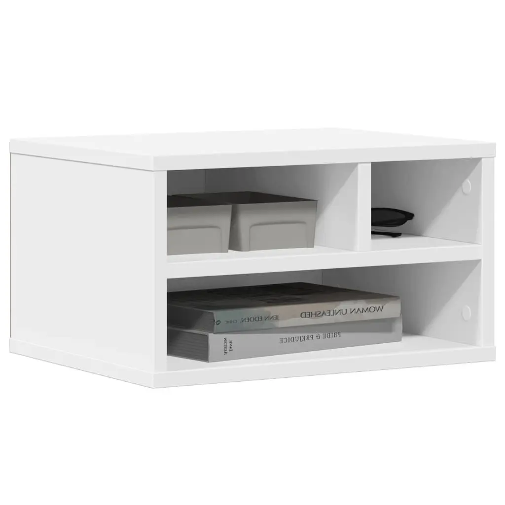 Printer Stand Engineered Wood 40 x 32 x 22.5 cm White