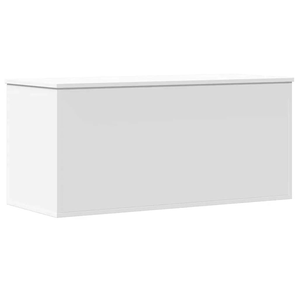 Storage Box Engineered Wood 100x42x46 cm White