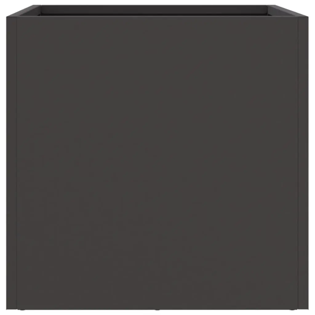 Steel Planters Cold-Rolled Steel 32x30x29 cm Black 2 Piece