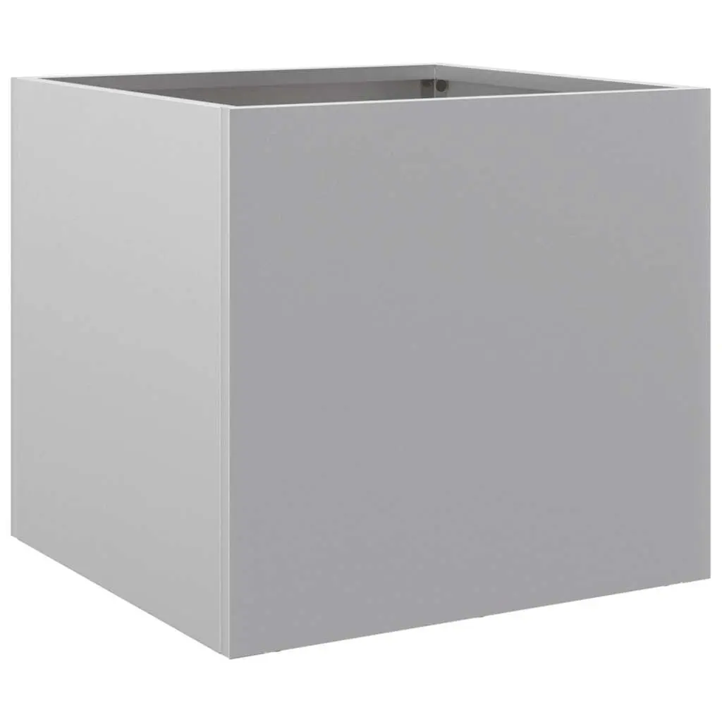 Silver Garden Planters Set of 2, 32x30x29 cm