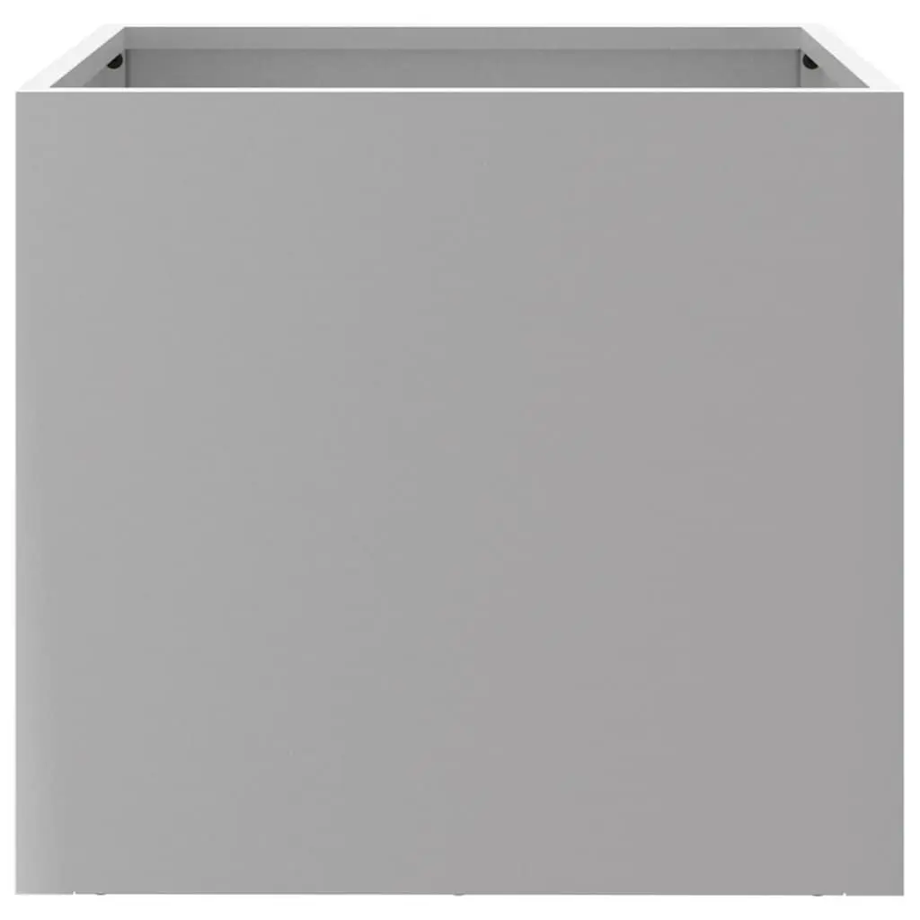 Silver Garden Planters Set of 2, 32x30x29 cm