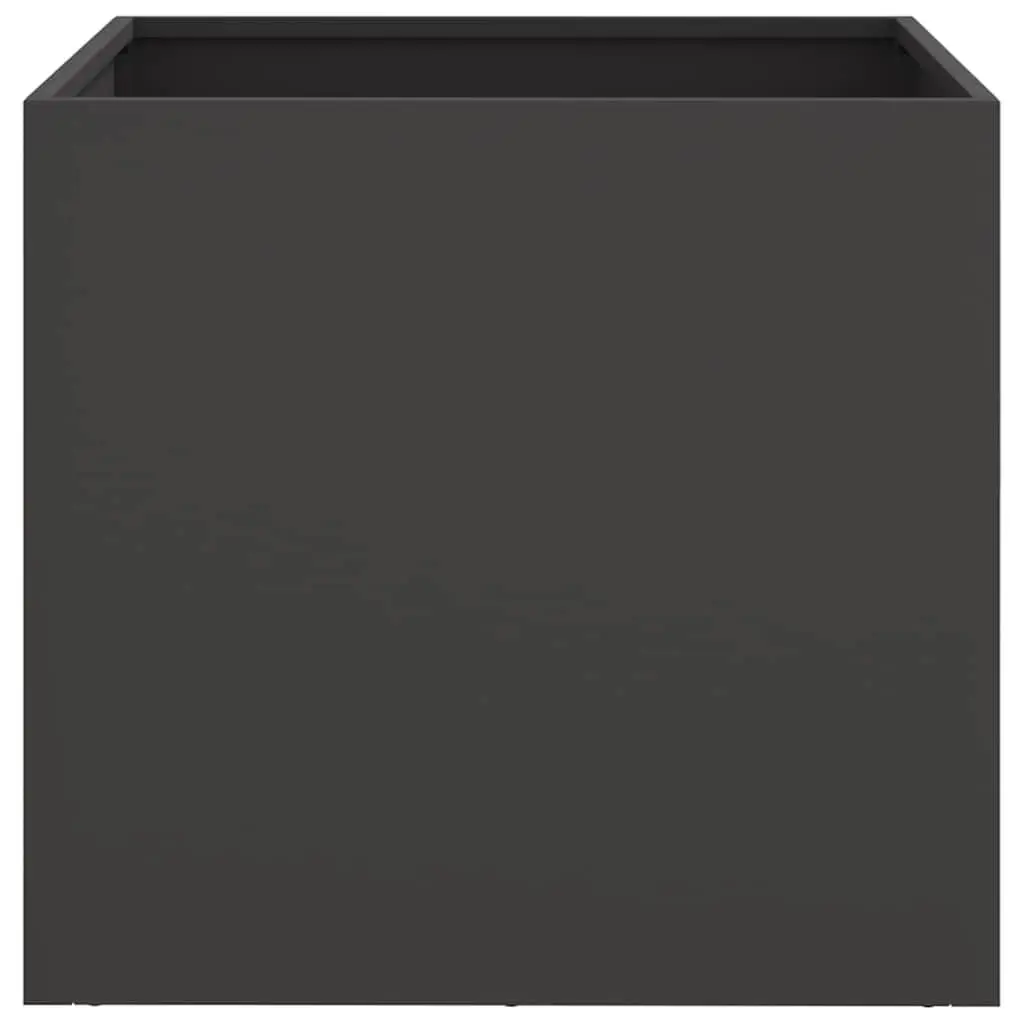 Planter Box Cold-rolled Steel 42 x 40 x 39 cm Black