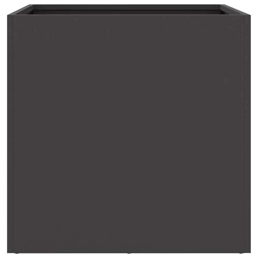 Planter Box Cold-rolled Steel 42 x 40 x 39 cm Black