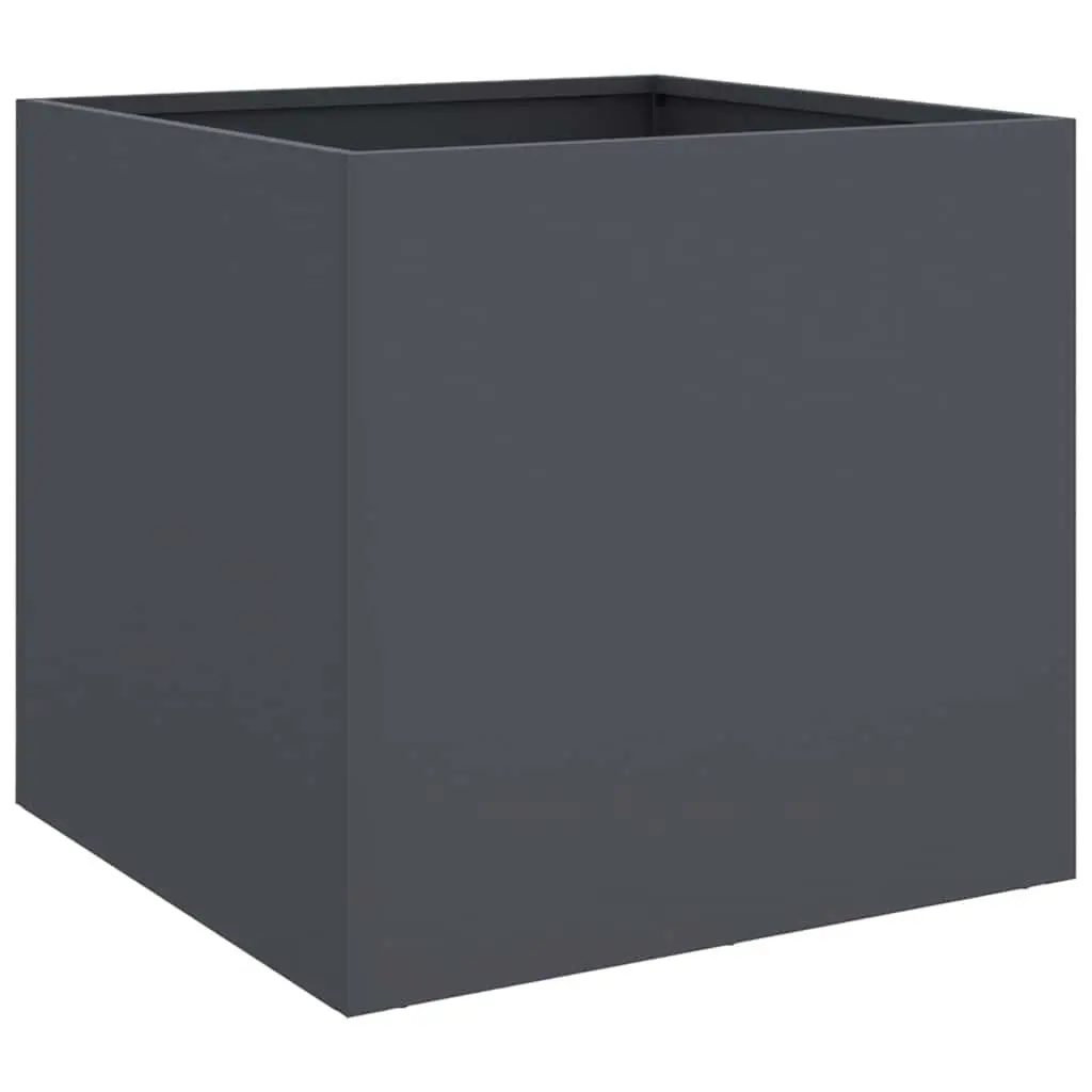 Steel Planter Box Cold-rolled Steel 42 x 40 x 39 cm Anthracite