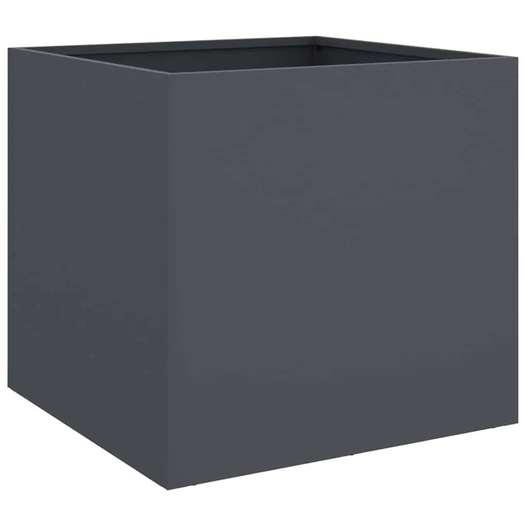 Steel Planter Box Cold-rolled Steel 42 x 40 x 39 cm Anthracite
