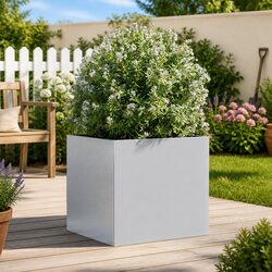 High-Quality Galvanised Steel Planter for Gardens