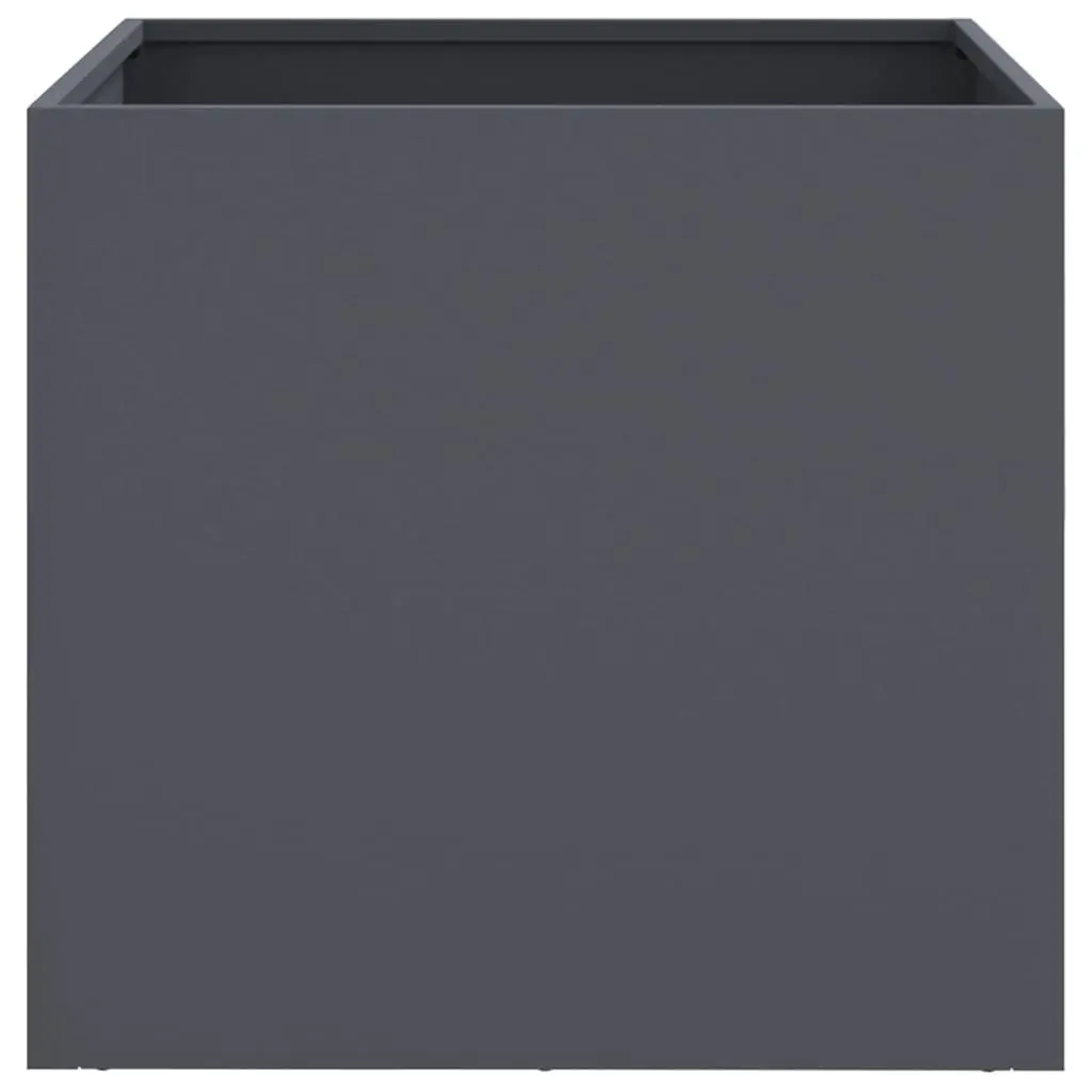 Raised Steel Frame Garden Planters, 2 pcs Anthracite