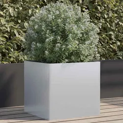 Sturdy Galvanised Steel Planter Box 49x47x46cm