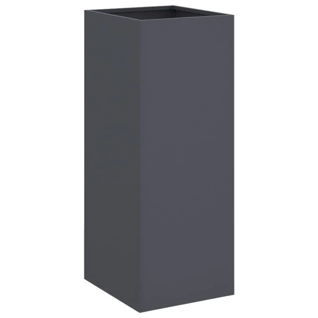 Anthracite Steel Planter for Outdoor Spaces