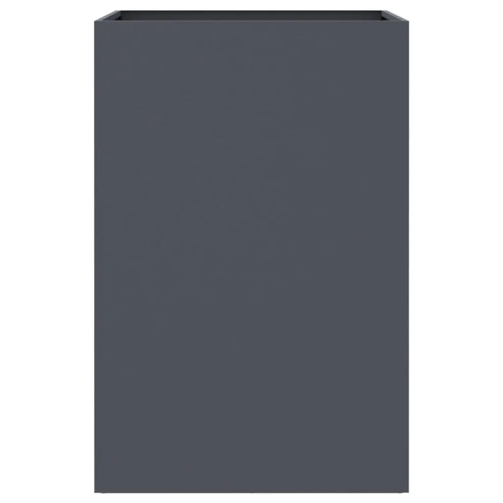 Planter Box Cold-rolled Steel 52x48x75cm Anthracite
