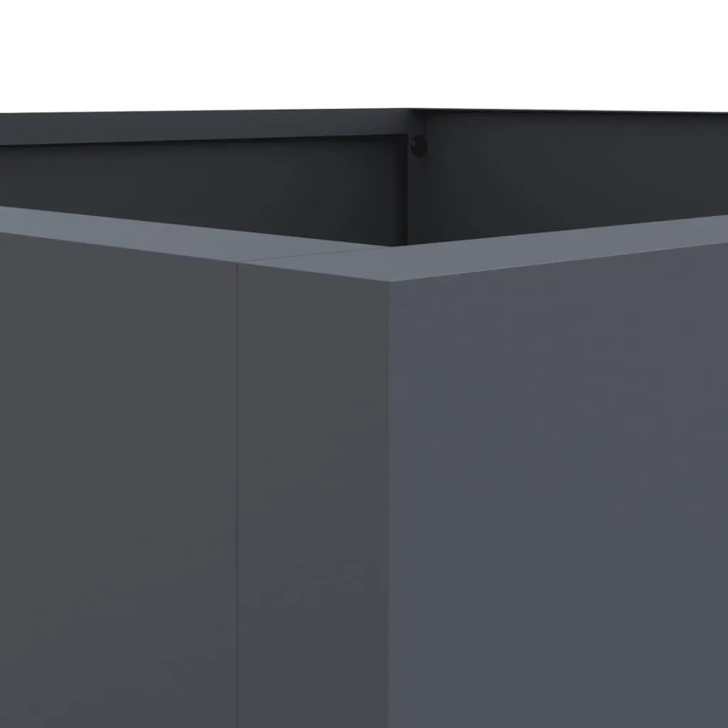 Planter Box Cold-rolled Steel 52x48x75cm Anthracite