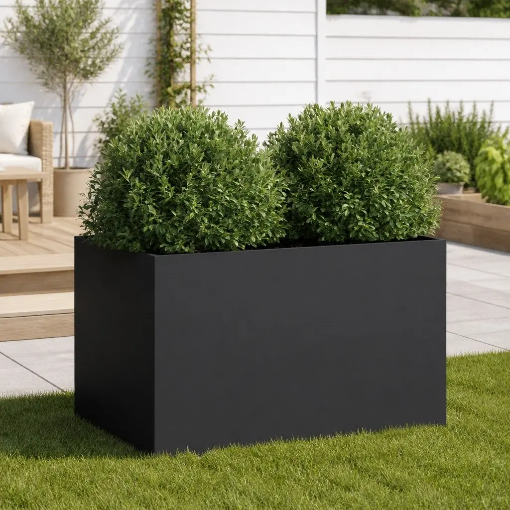 Steel Planter Box for Outdoor Spaces