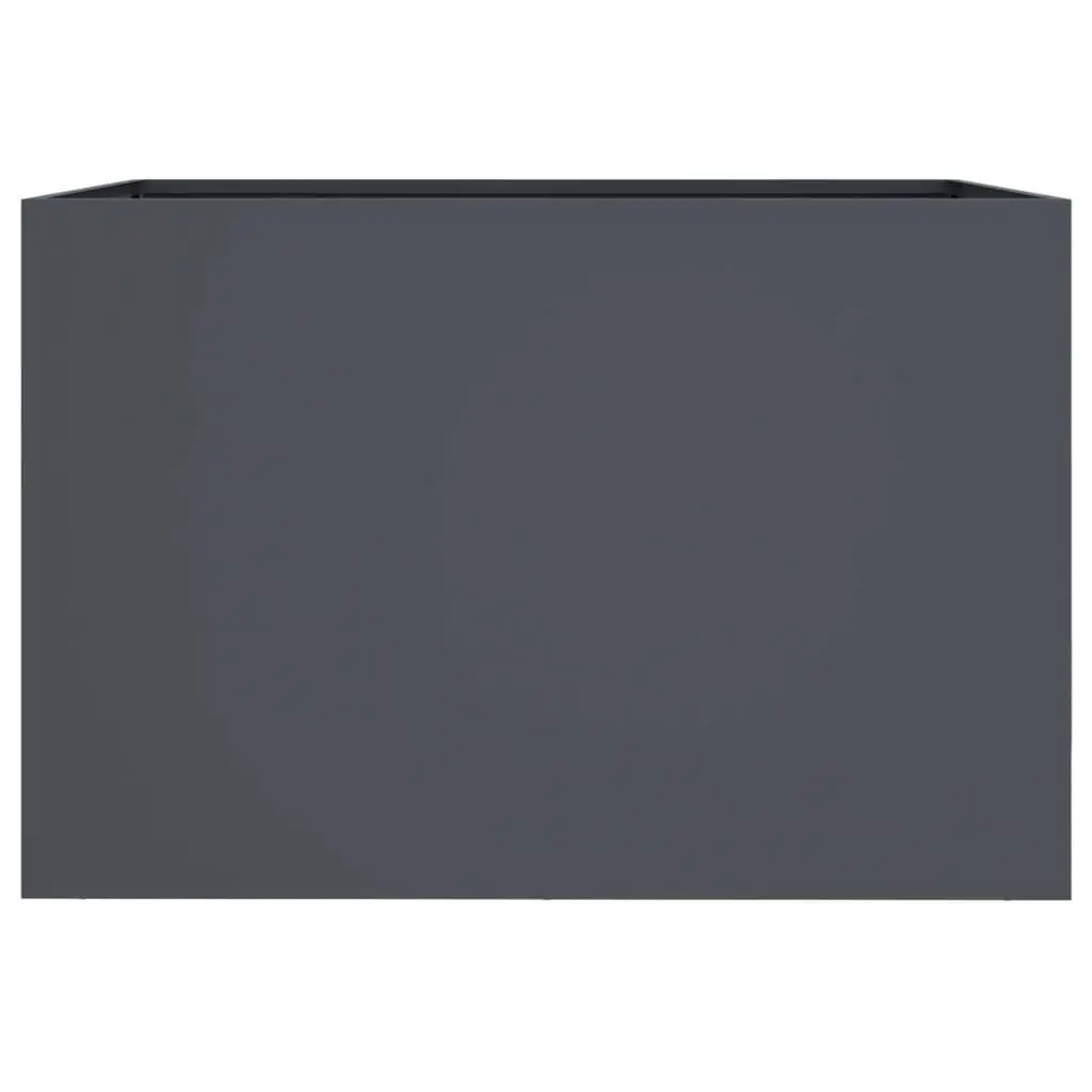Anthracite Steel Planter for Outdoor Spaces