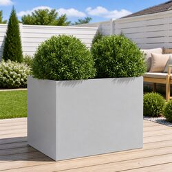 Durable Galvanised Steel Planter for Stylish Outdoors