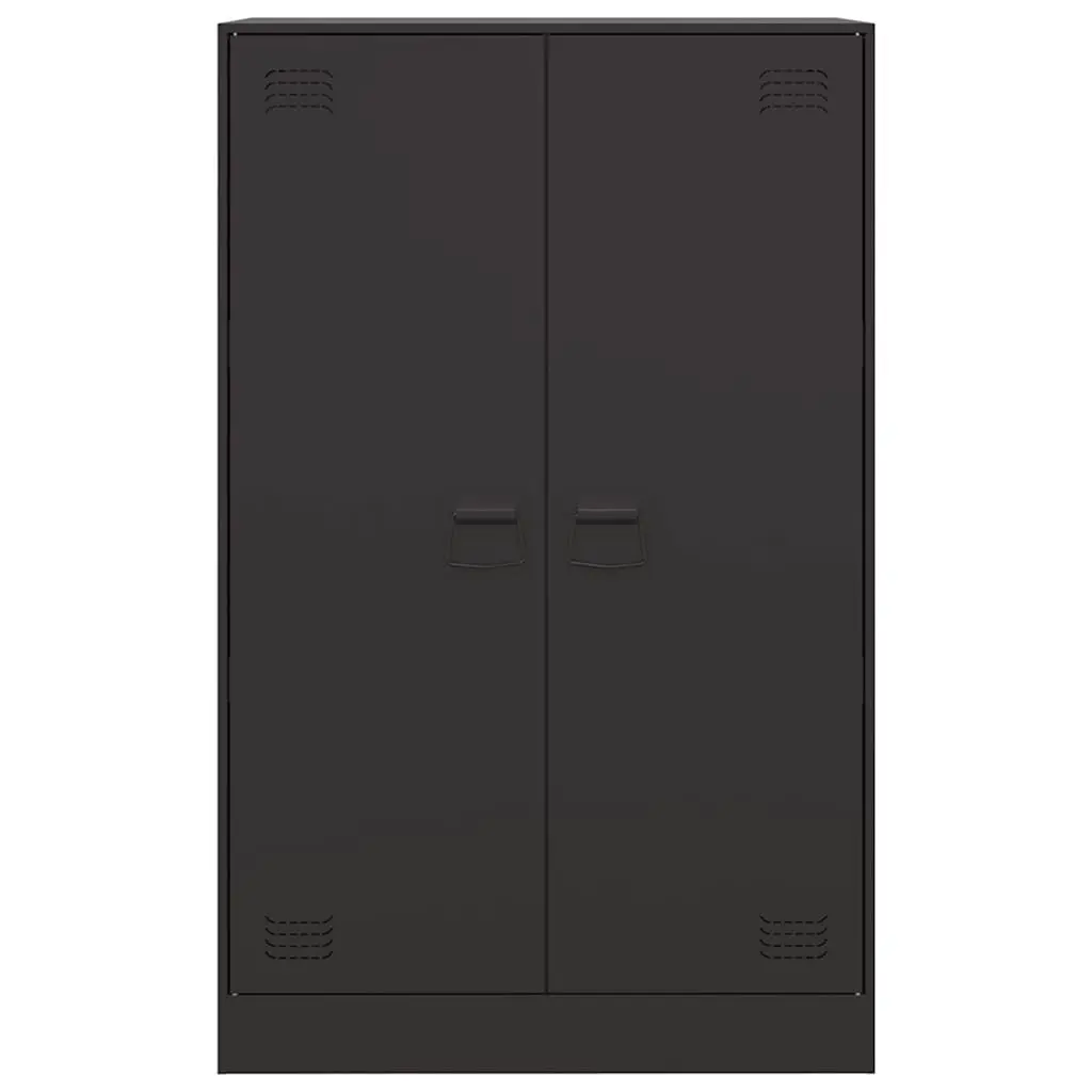 Sideboard Cold-rolled Steel 67x39x107cm Black