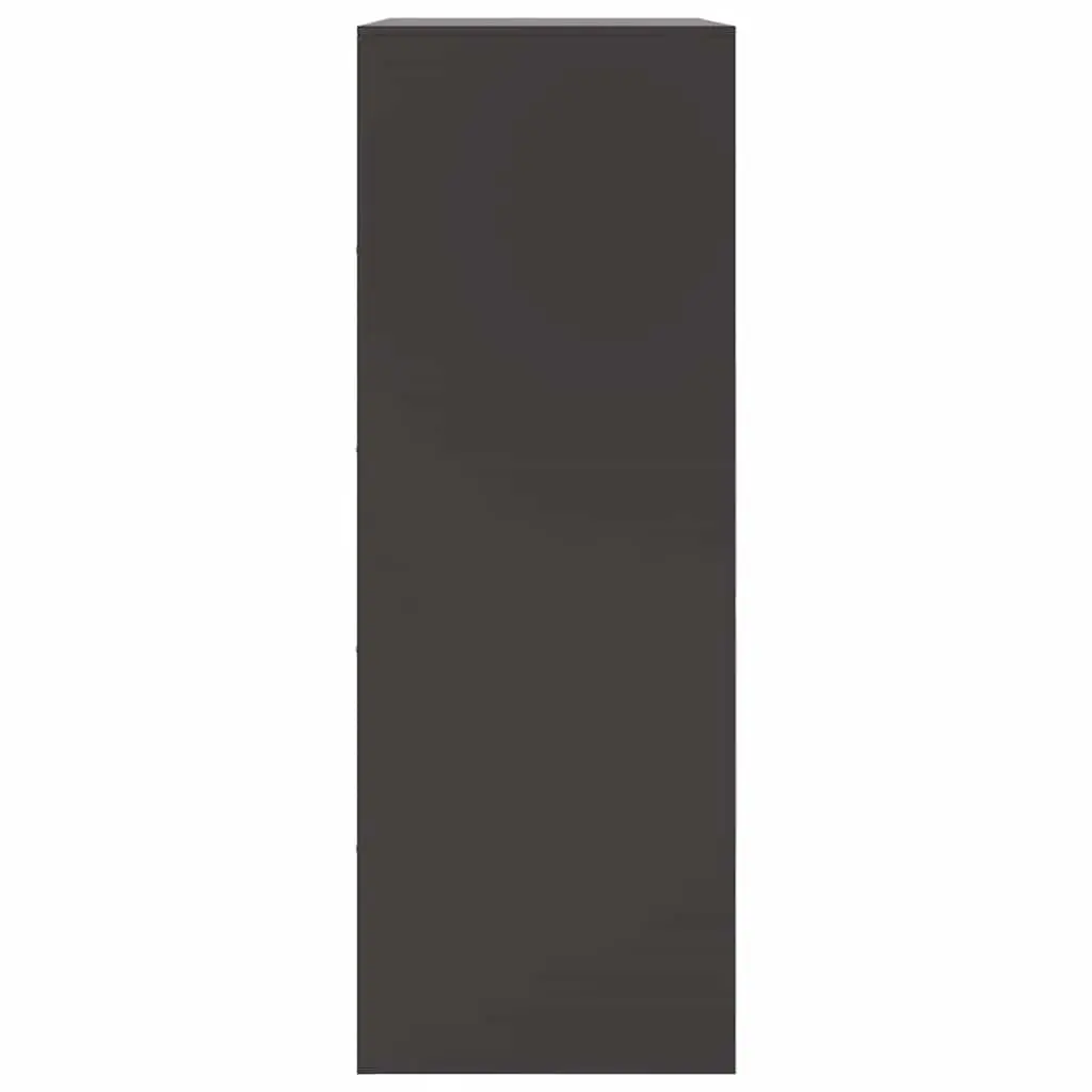 Sideboard Cold-rolled Steel 67x39x107cm Black