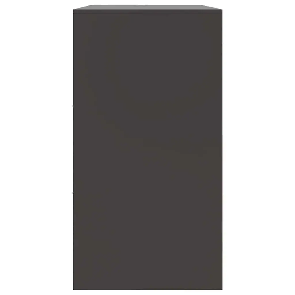 Black Sideboard Buffet Cabinet 99x39x73 cm
