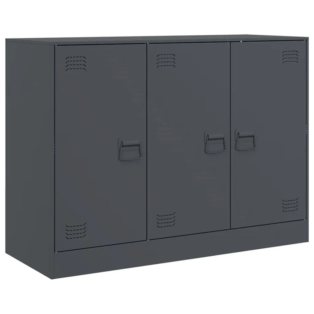 Sideboard Steel Frame 99 x 39 x 73 cm Anthracite