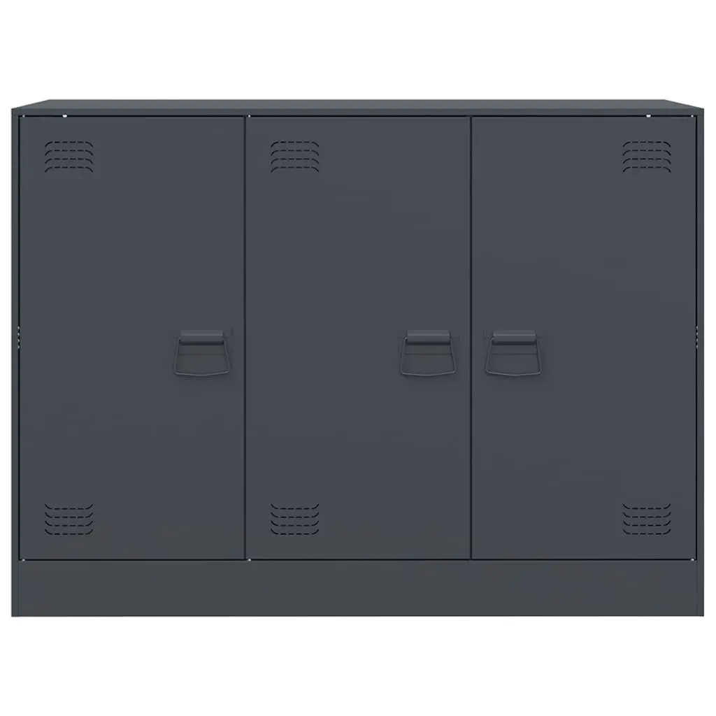 Sideboard Steel Frame 99 x 39 x 73 cm Anthracite