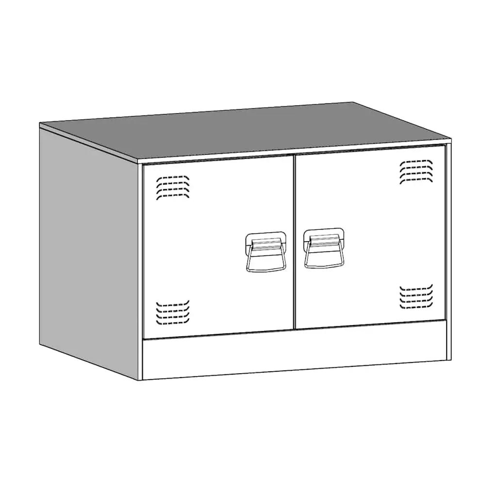 Coffee Table Cold-Rolled Steel 67W x 50D x 44H cm Black