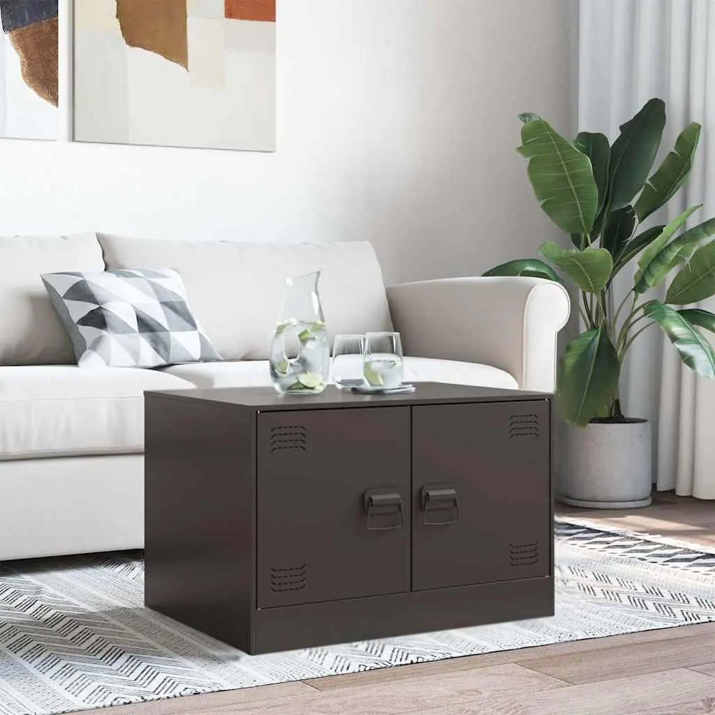 Coffee Table Cold-Rolled Steel 67W x 50D x 44H cm Black